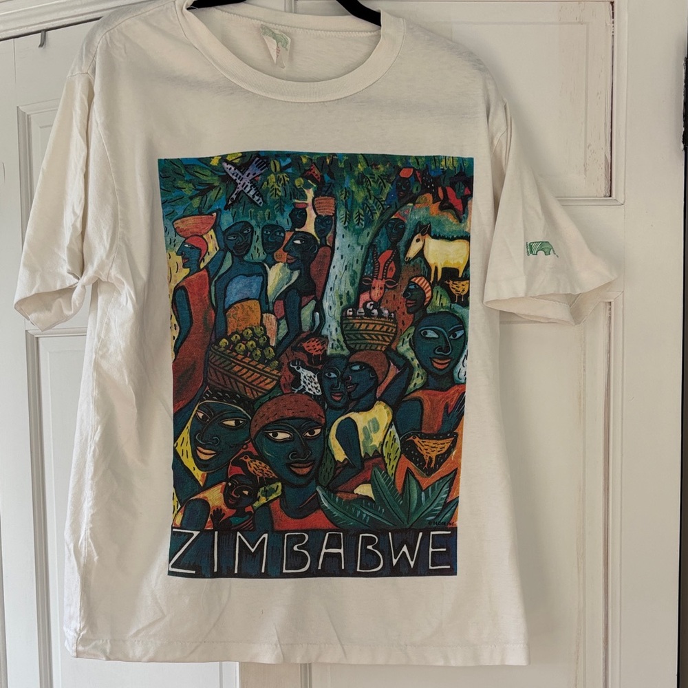 Vintage handmade T- Zimbabwe 1990